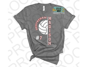 Destrehan Booster Club Volleyball Printed Tee