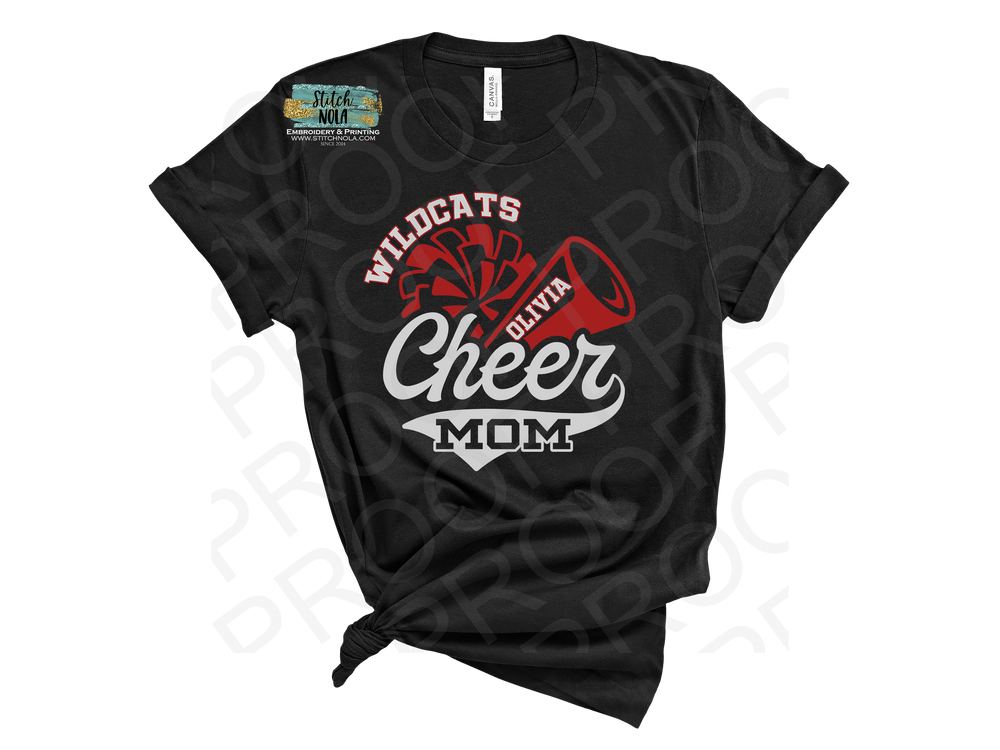 Destrehan Booster Club Cheer Mom Printed Tee