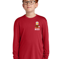 NES Sport-Tek Posicharge Competitor Long Sleeve Tee Left Chest