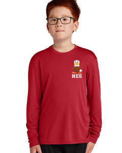 NES Sport-Tek Posicharge Competitor Long Sleeve Tee Left Chest