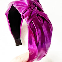 Purple Metallic Headband