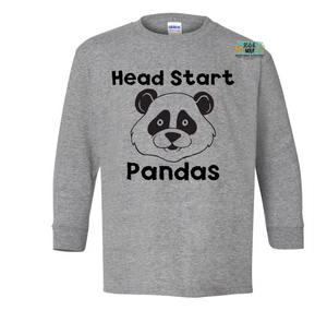 Head Start Gildan GRAY Long Sleeve T-Shirt