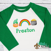 Personalized St. Patrick's Day Trio Sketch Shirt