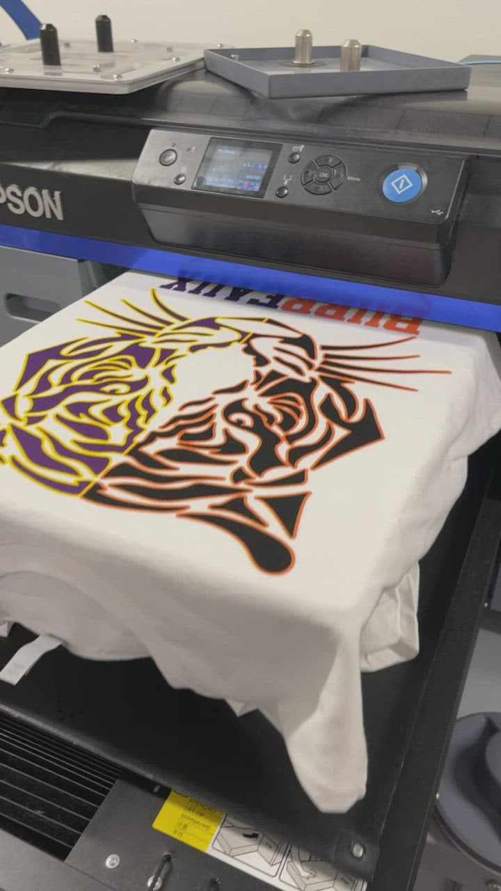 Split Tiger Printed Shirt