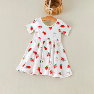 Berry Cute Organic Cotton Twirl Dress