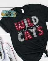 Destrehan High School Printed Spirit Tee DHS Wildcats
