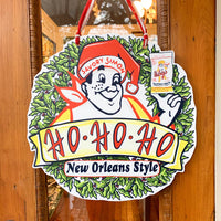 Ho Ho Ho Hubig's Pie Door Hanger