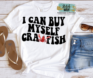 I Can Buy Myself Crawfish Printed Tee