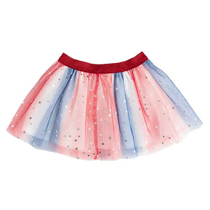 Patriotic Tie Dye Tutu - Dress Up Skirt - 4th of July Tutu