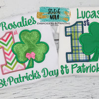 Personalized My 1st St. Patrick's Day Appliqué Shirt