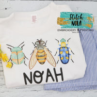 Personalized Bug Trio Printed Shirt