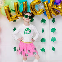 Shamrock Sequin Tutu - Skirt - Kid's St. Patrick's Day Tutu
