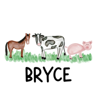 Farm Animals Trio Printed Shirt
