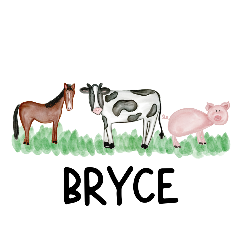 Farm Animals Trio Printed Shirt