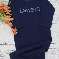 Personalized Baby Sketch on Colored Garment