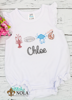 Personalized Seafood Sketch Shirt
