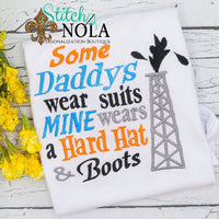 Personalized Oil Rig Daddy Sketch Shirt
