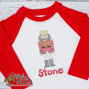Personalized Christmas Soldier Sketch Shirt