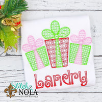 Personalized Christmas Presents Sketch Shirt