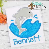 Personalized Dolphin Applique Shirt
