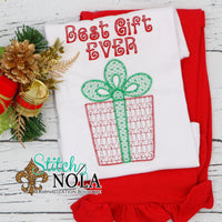 Personalized Christmas Best Gift Ever Sketch Shirt
