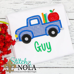 Personalized Back to School Truck Shirt
