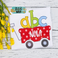 Personalized ABC Wagon Printed Shirt
