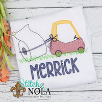 Personalized Coupe Pulling Toilet Paper Sketch Shirt
