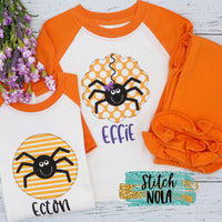 Personalized Circle Spider Printed Shirt