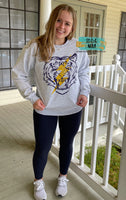 Tigers with Lightning Bolt Printed Sweatshirt
