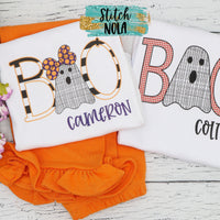 Personalized Boo Ghost Printed Shirt