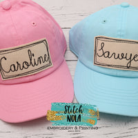 Toddler and Youth Name Hat