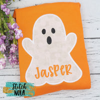 Personalized Ghost on Colored Garment
