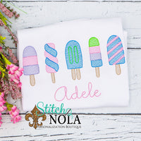 Personalized Popsicle Sketch Shirt