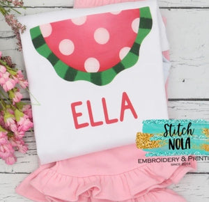 Personalized Watermelon Printed Shirt