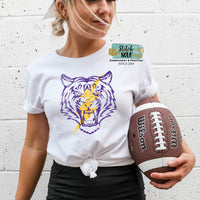 Tiger with Lightning Bolt Printed Tee