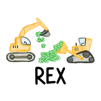 Personalized St. Patrick's Day Excavators With Clovers Printed Shirt
