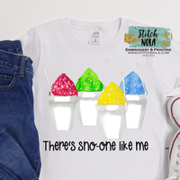 Colorful Snowball Trio Printed Tee