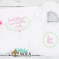 Personalized Fearfully & Wonderfully Made with Laurel Wreath Shirt