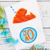 Personalized Snowball With Monogram Appliqué Shirt