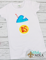 Personalized Snowball With Monogram Appliqué Shirt
