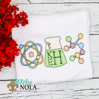 Personalized Back to School Science Trio Sketch Shirt
