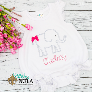 Personalized Baby Elephant Sketch Shirt