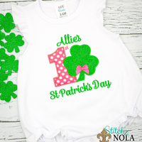 Personalized 1st St. Patrick's Day Appliqué Shirt