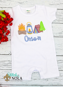 Personalized Camping Trio Sketch Shirt