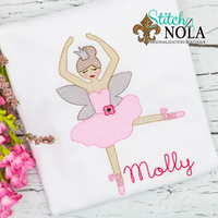 Personalized Christmas Solider Ballerina Sketch Shirt