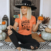 Witch Way to the Wine Printed Tee